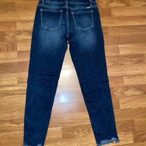 Kancan jeans with zippers on the bottom size 27